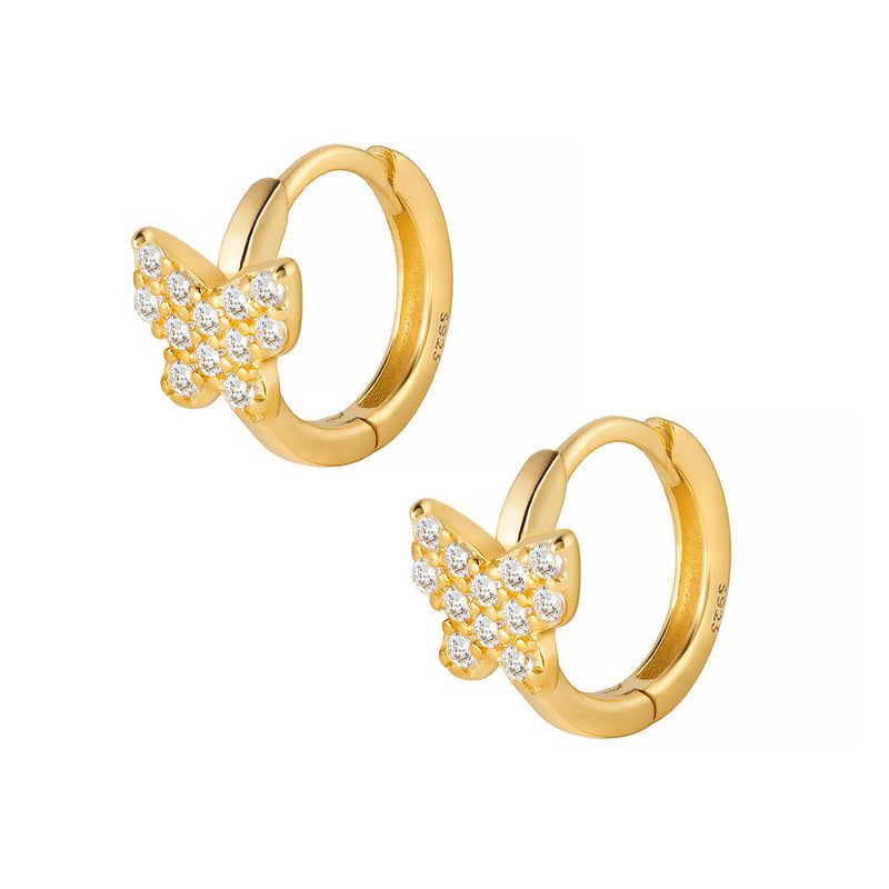 Britney Hoop Earrings - Gold
