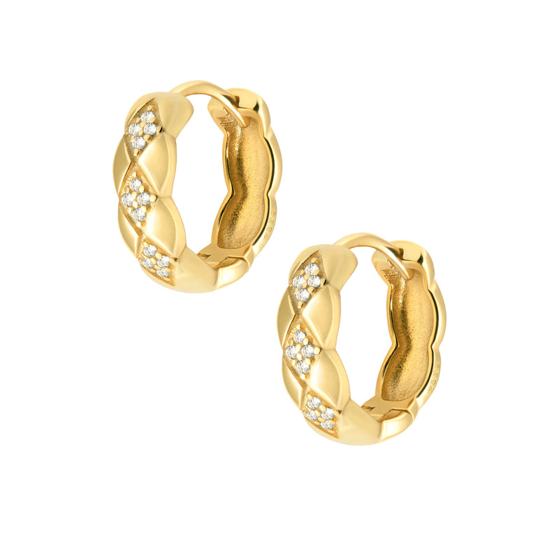 Muse Hoop Earrings - Gold
