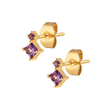 Palmer Stud Earrings - Gold