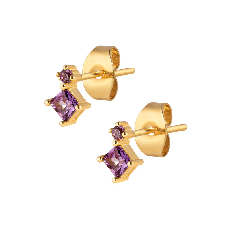 Palmer Stud Earrings - Gold