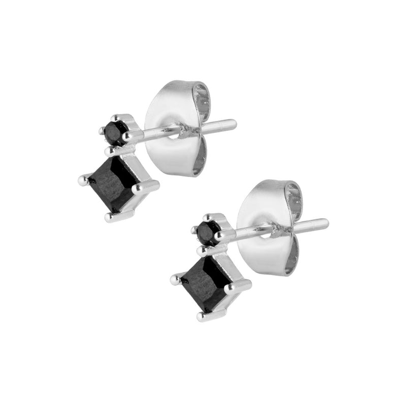 Portal Stud Earrings - Silver