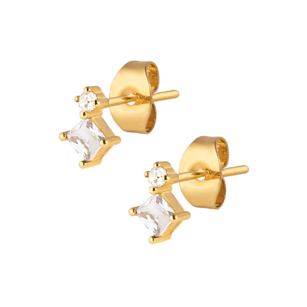 Lumi Stud Earrings - Gold