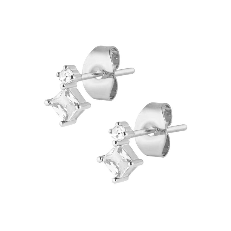 Lumi Stud Earrings - Silver
