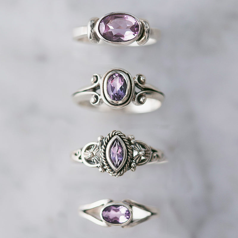 Lavender Amethyst Ring