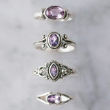 Cinzia Amethyst Ring