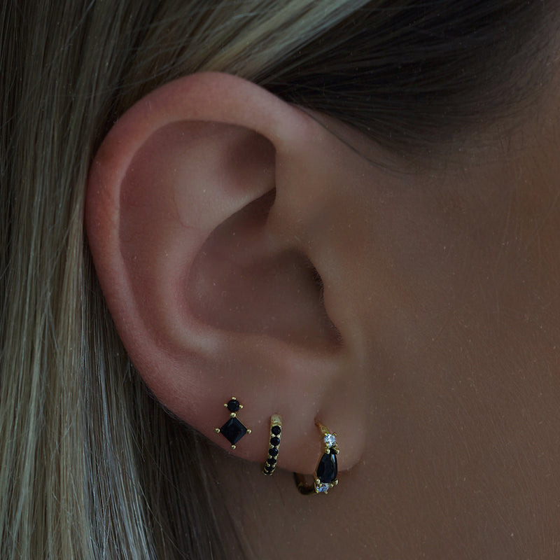 Portal Stud Earrings - Gold