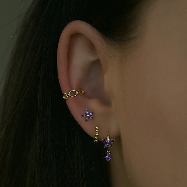 Nadine Stud Earrings - Gold