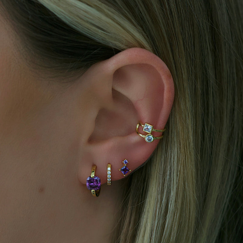 Palmer Stud Earrings - Gold