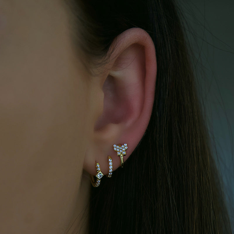 Britney Hoop Earrings - Gold