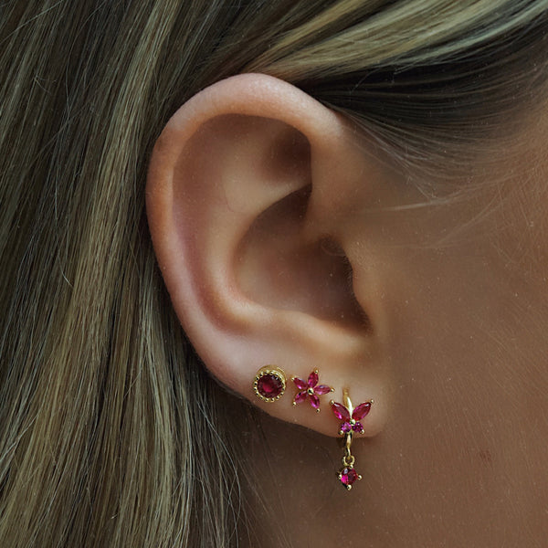 Dakota Stud Earrings - Gold