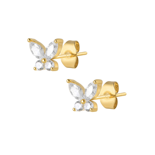 Elsie Stud Earrings - Gold
