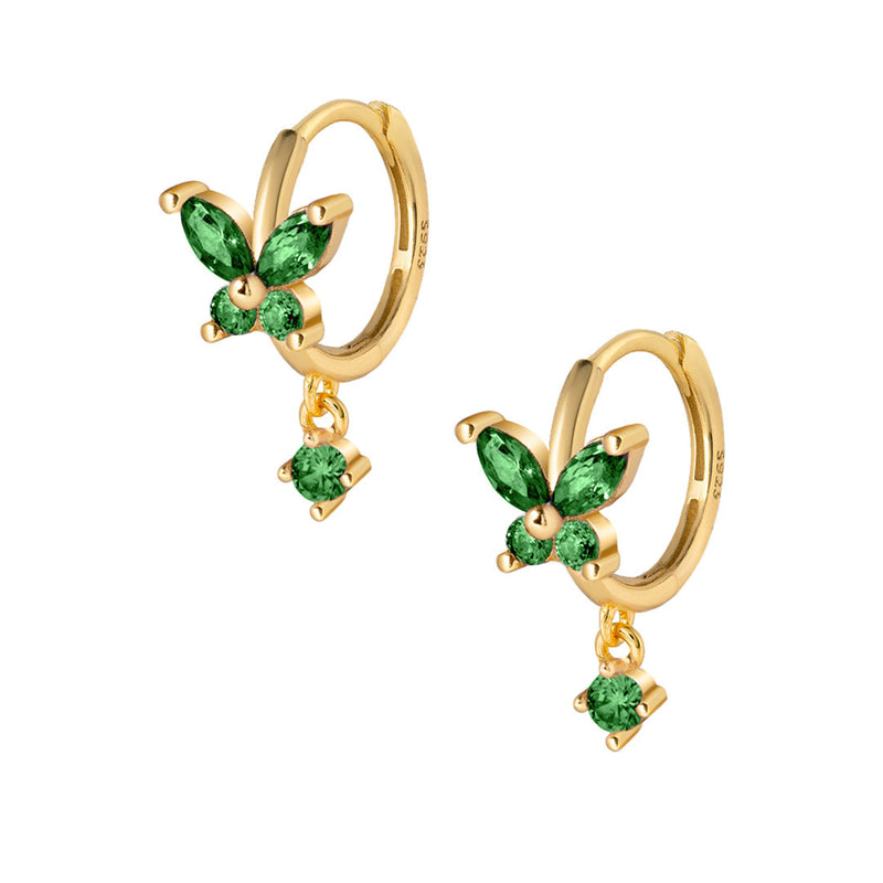 Grace Hoop Earrings - Gold