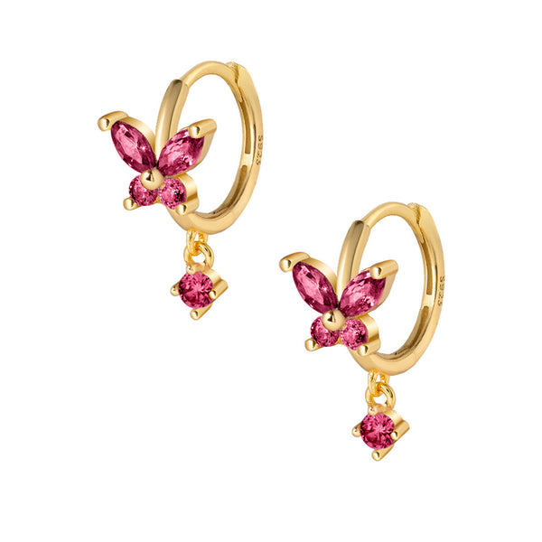 Zoe Hoop Earrings - Gold