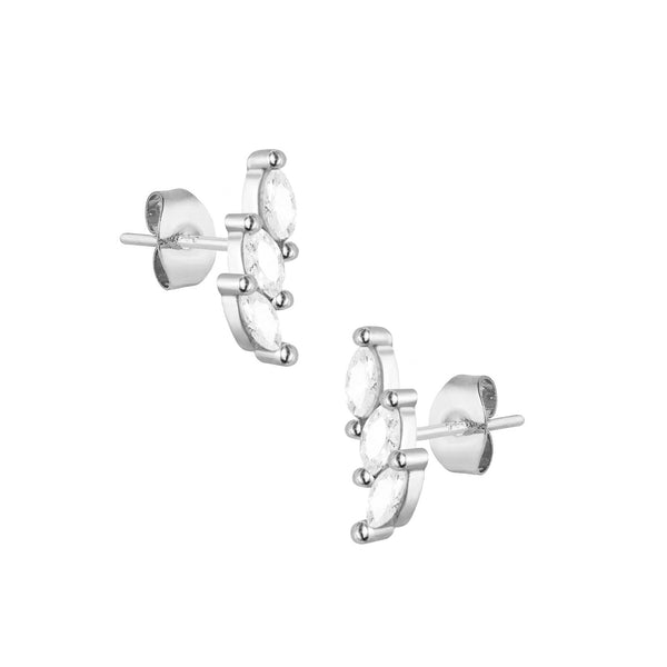 Dorothy Stud Earrings - Silver