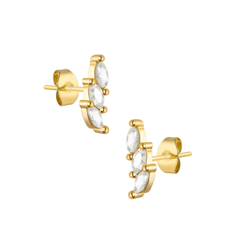 Dorothy Stud Earrings - Gold