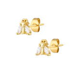 Jessica Stud Earrings - Gold
