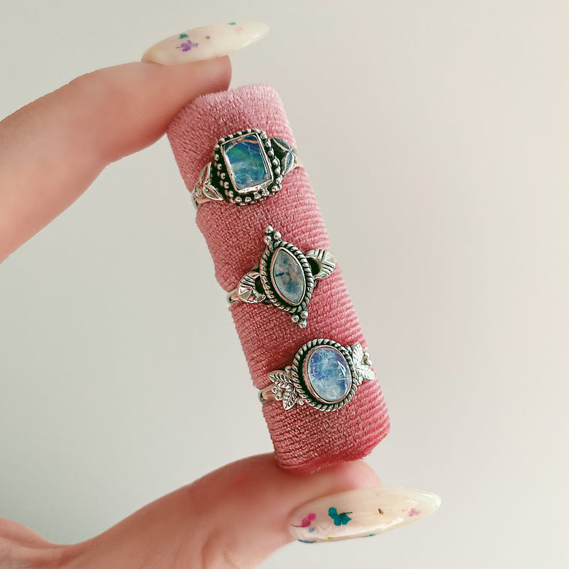Iris Moonstone Ring