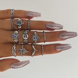 Aztec Wishbone Ring