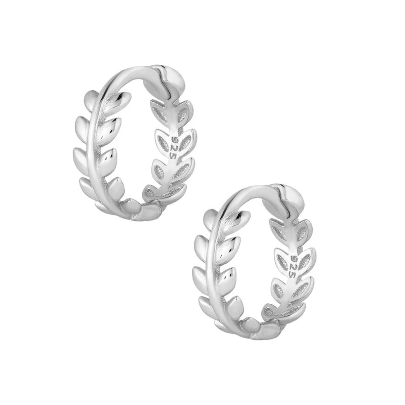 Fawn Hoop Earrings - Silver