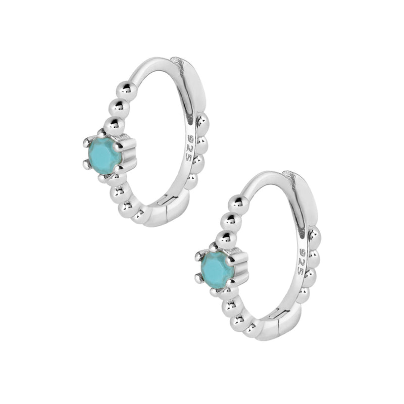 Leilani Hoop Earrings - Silver