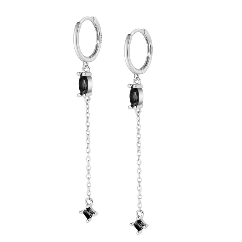Liv Hoop Earrings - Silver