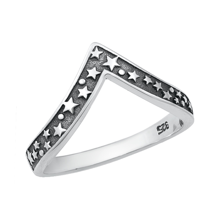 Star Wishbone Ring