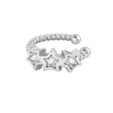 Scarlett Star Ear Cuff - Silver