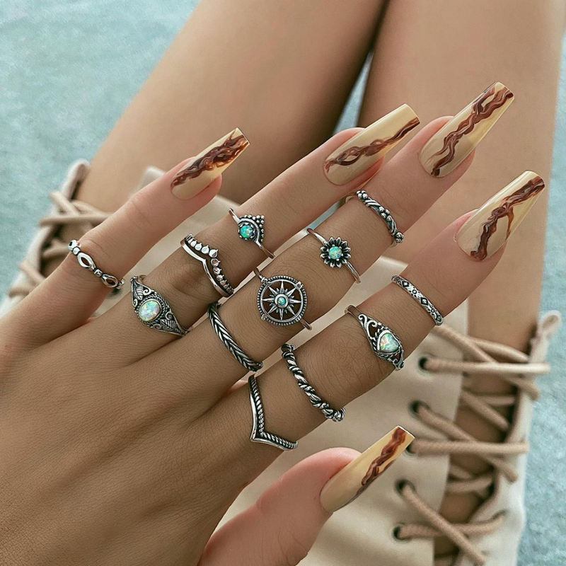 Gleam Compass Opal Ring