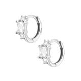 Aubrey Hoop Earrings - Silver
