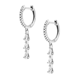 Lissome Hoop Earrings - Silver