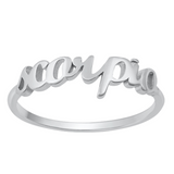Written Scorpio Ring