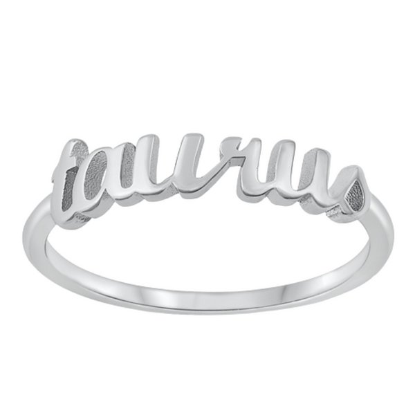 Written Taurus Ring