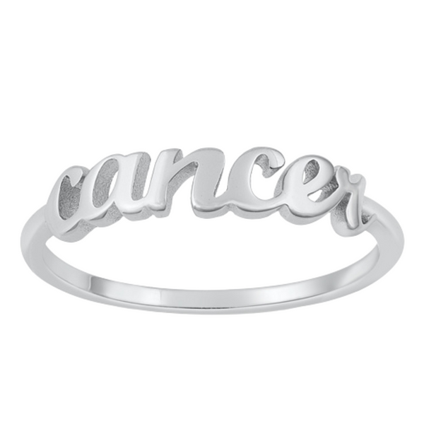 Written Cancer Ring