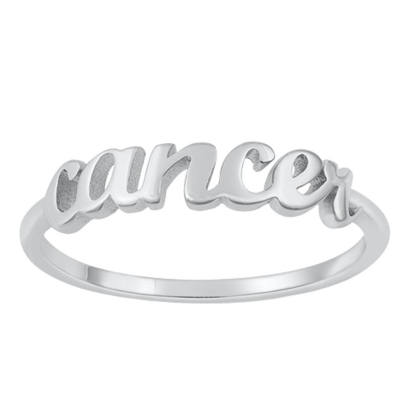 Written Cancer Ring