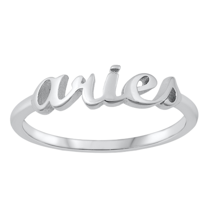 Written Aries Ring