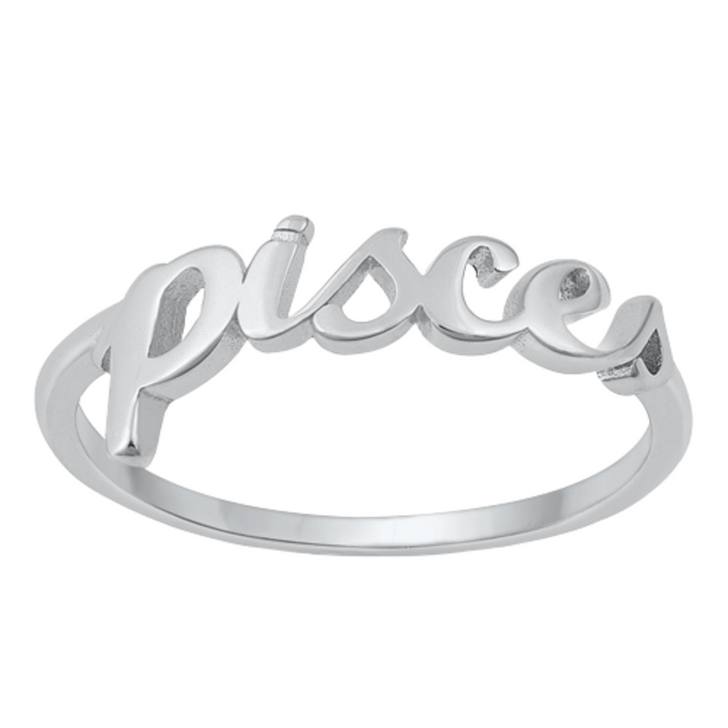 Written Pisces Ring