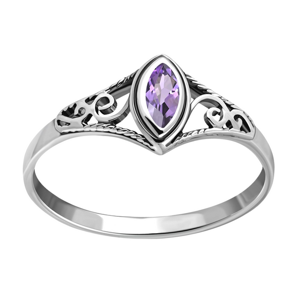 Jordyn Amethyst Ring