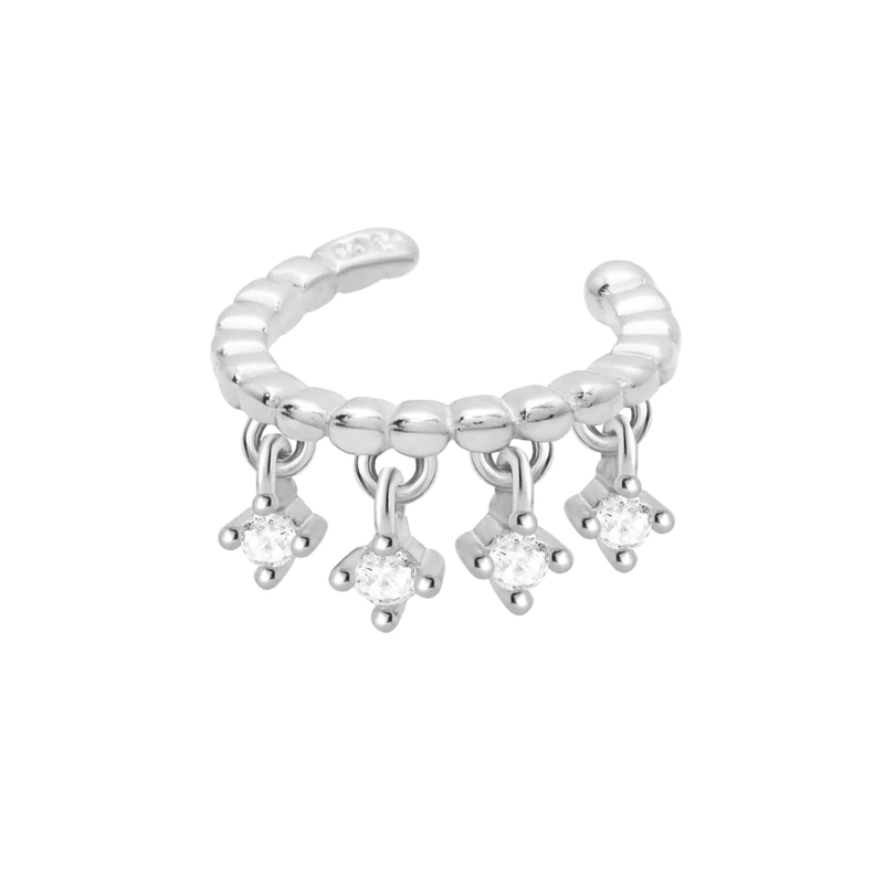 Joyce Ear Cuff - Silver