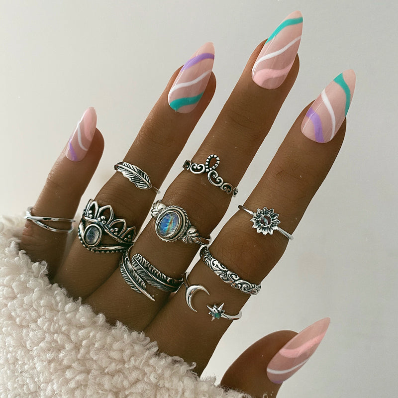 Mini Feather Midi Ring