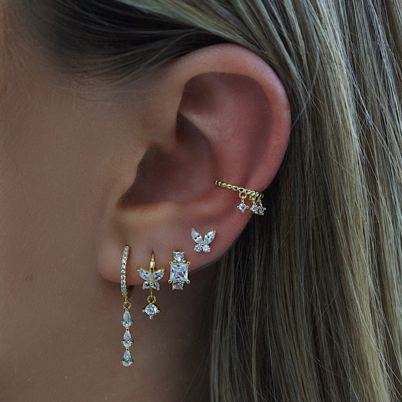 Aubrey Hoop Earrings - Gold