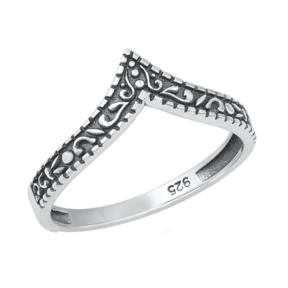 Disco Wishbone Ring