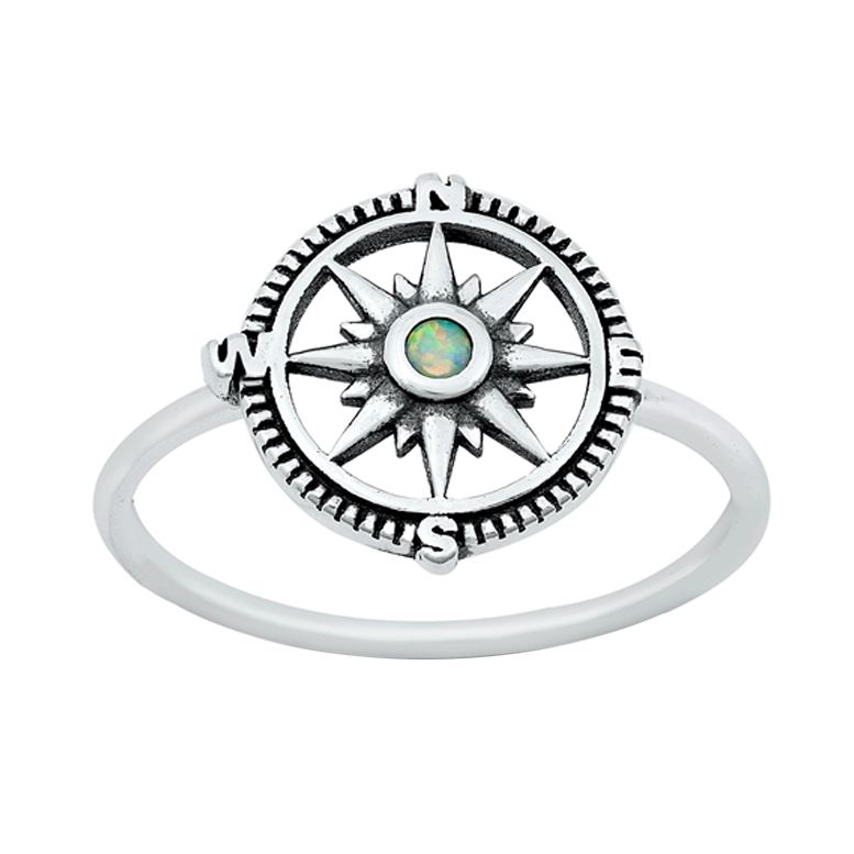 Gleam Compass Opal Ring