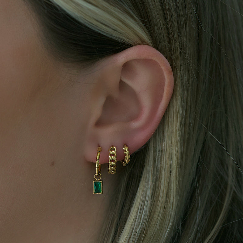 Fawn Hoop Earrings - Gold