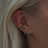 Grace Hoop Earrings - Gold