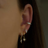 Veronica Hoop Earrings - Gold