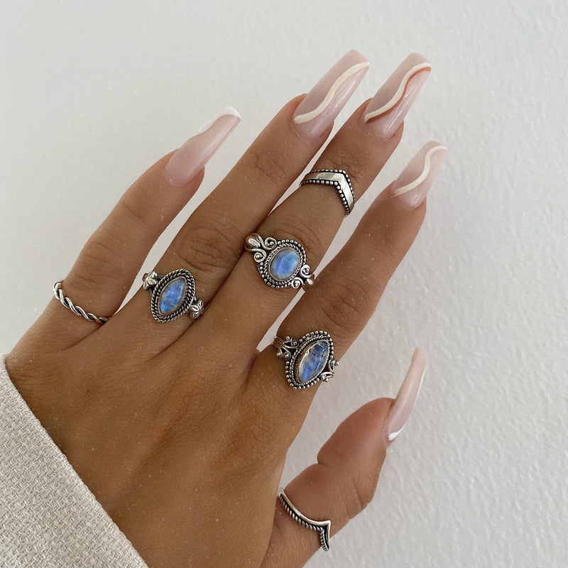 Jemima Moonstone Ring