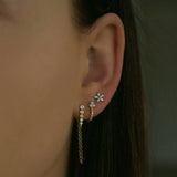 Ivy Hoop Earrings - Gold