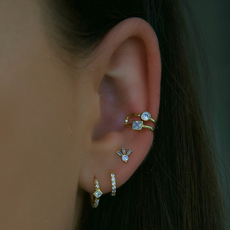 Alexia Hoop Earrings - Gold
