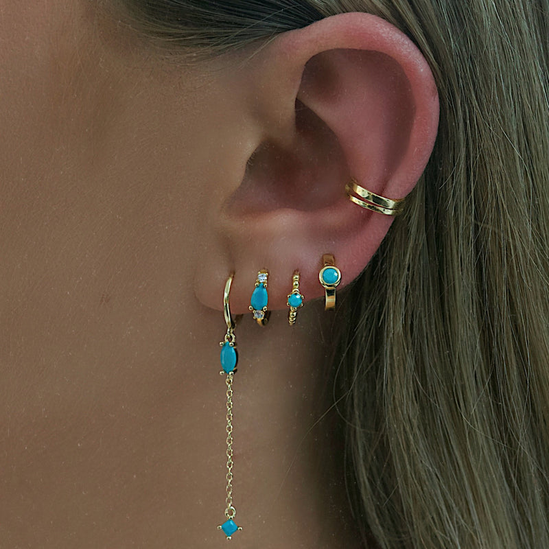 Ginny Hoop Earrings - Gold