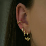 Fawn Hoop Earrings - Gold